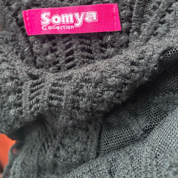 SOMYA COLLECTION | boho crochet trim beach cover up - Picture 4 of 4